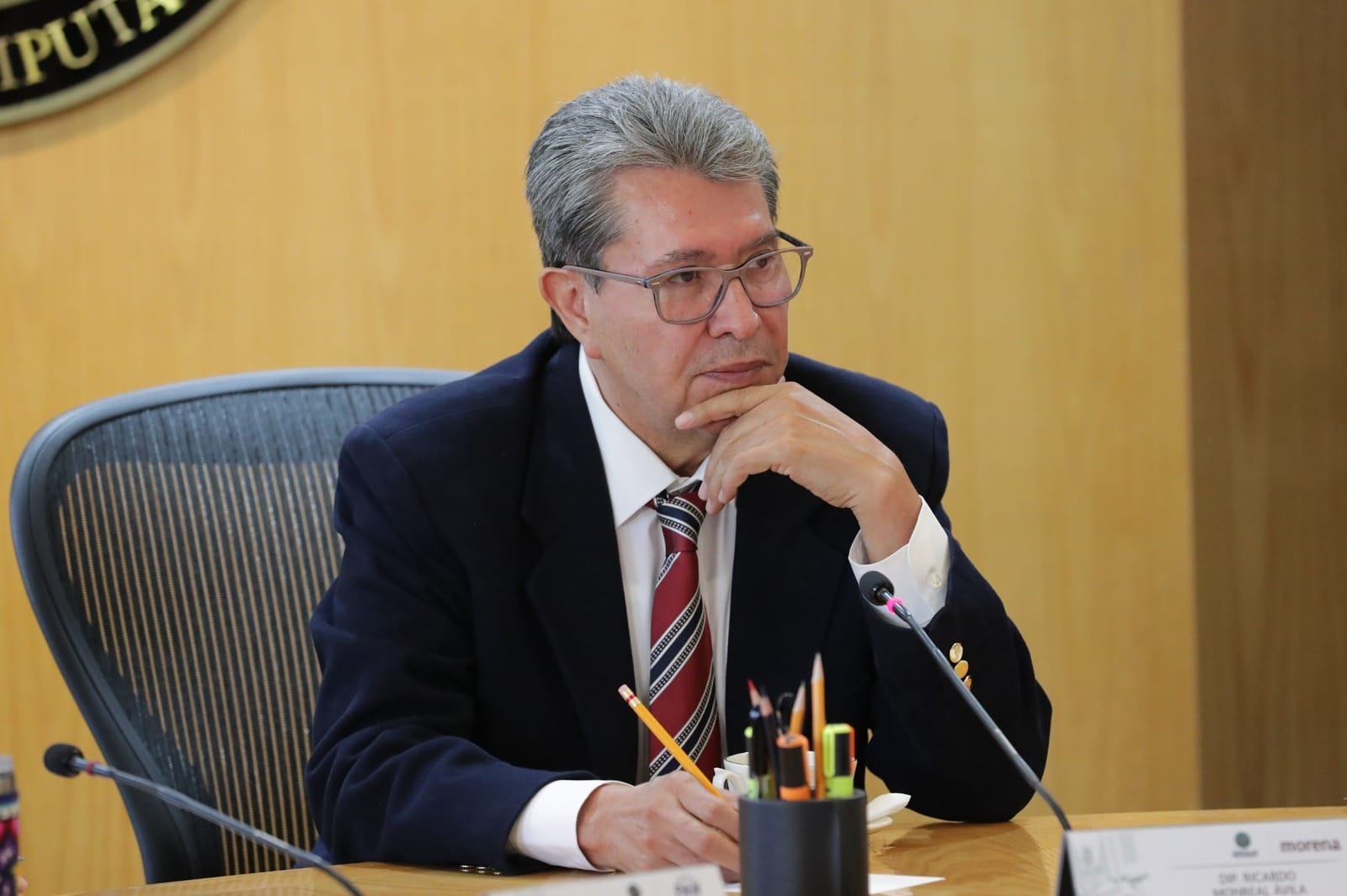 Diputado Ricardo Monreal expresa su respaldo a la iniciativa de la presidenta para reducir pensiones millonarias