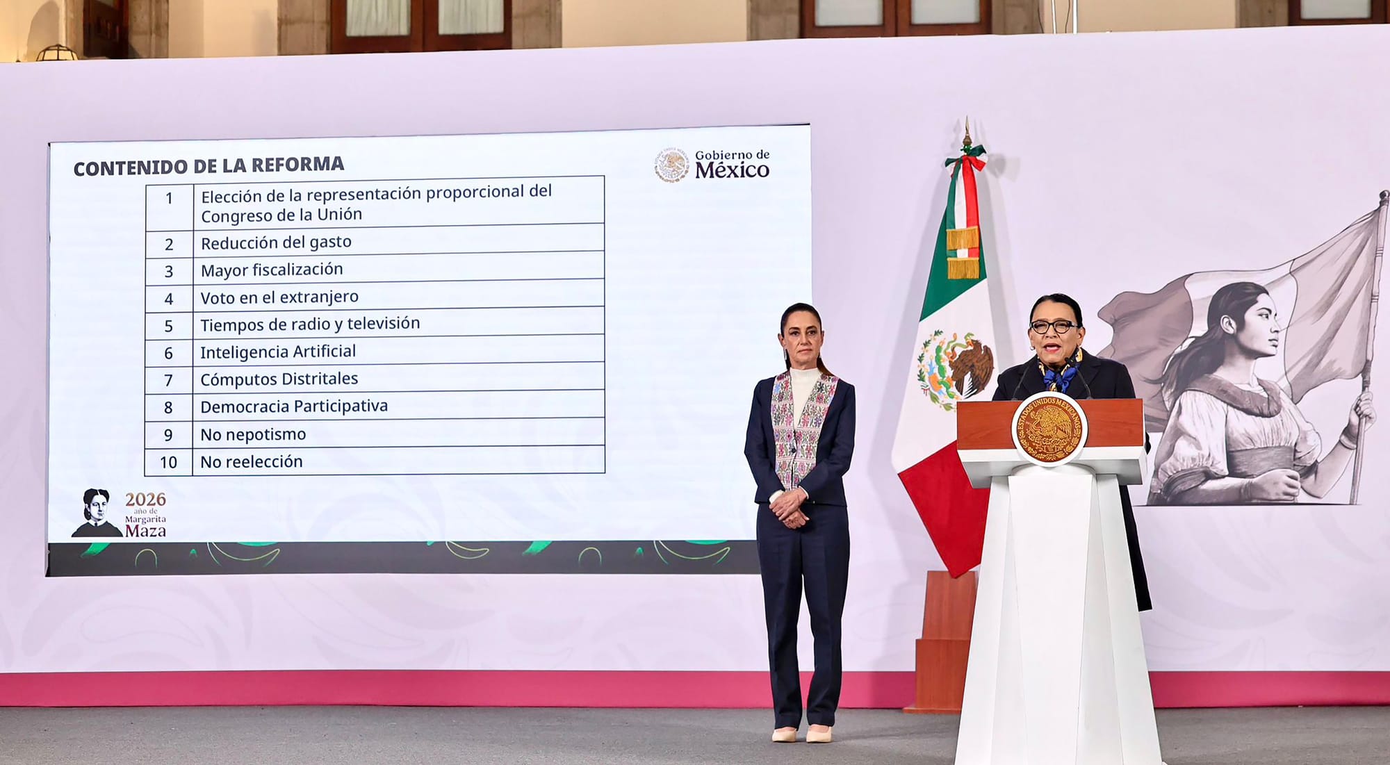 “Será el pueblo el que mande”: Rosa Icela Rodríguez