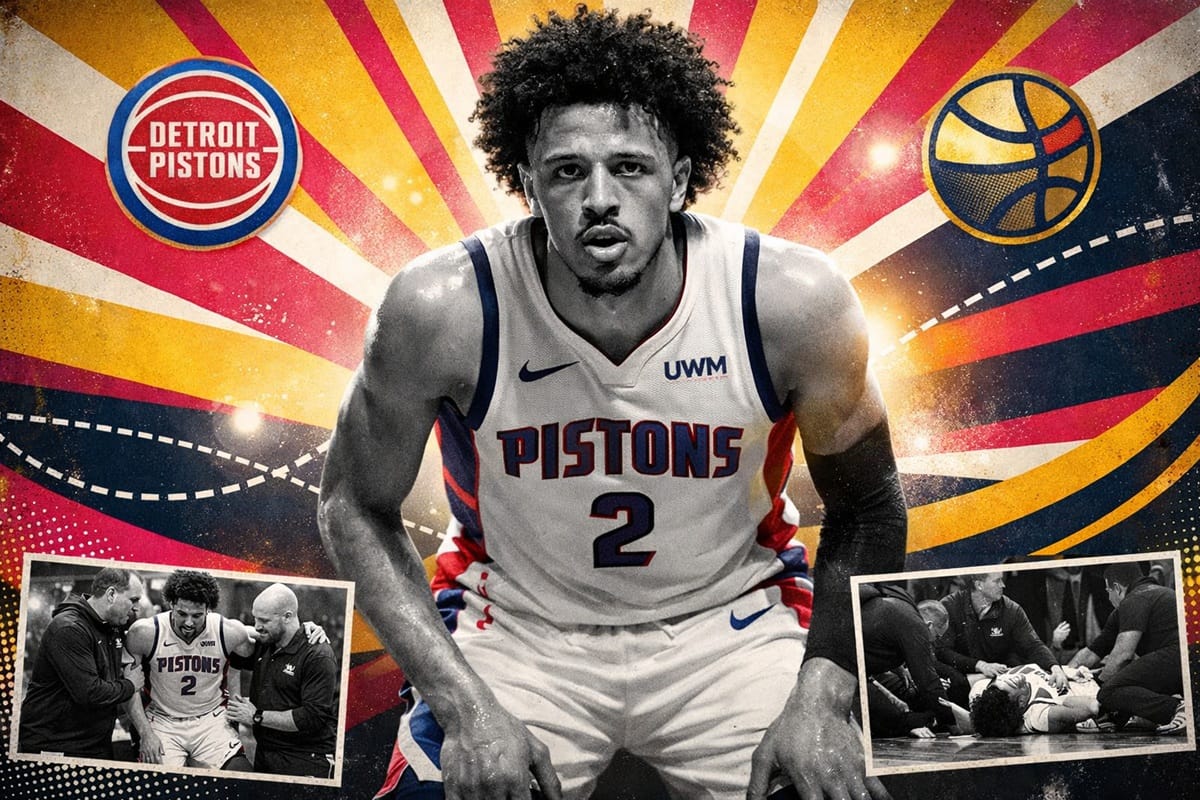 ¿Cuánto tiempo estará fuera Cade Cunningham por el colapso pulmonar y cómo afecta a los Pistons?