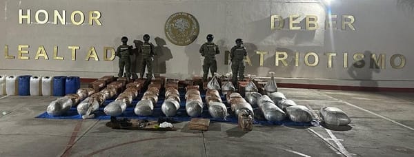 La Secretaría de Marina informa el aseguramiento de material ilícito, precursores químicos y armamento en Baja California Sur