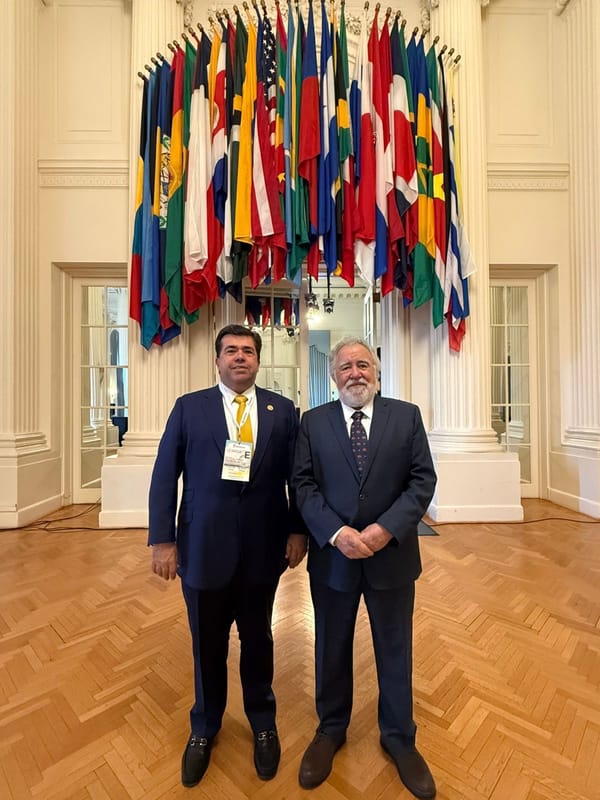 La democracia exige instituciones sólidas, señaló el diputado Pedro Haces en su participación en la OEA