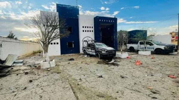 Atacan con explosivo Comandancia de Luis Moya, Zacatecas